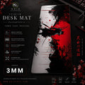 Premium Samurai Desk Mat | Qrio Shop Extended Gaming & Work Desk Pad 3MM