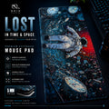 Lost In Time & Space Premium Extended Mouse Pad | Qrio Shop 5MM Gaming Desk Mat