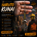 Naruto Kunai Metal Keychain | Official Anime Merch Collectible Accessory