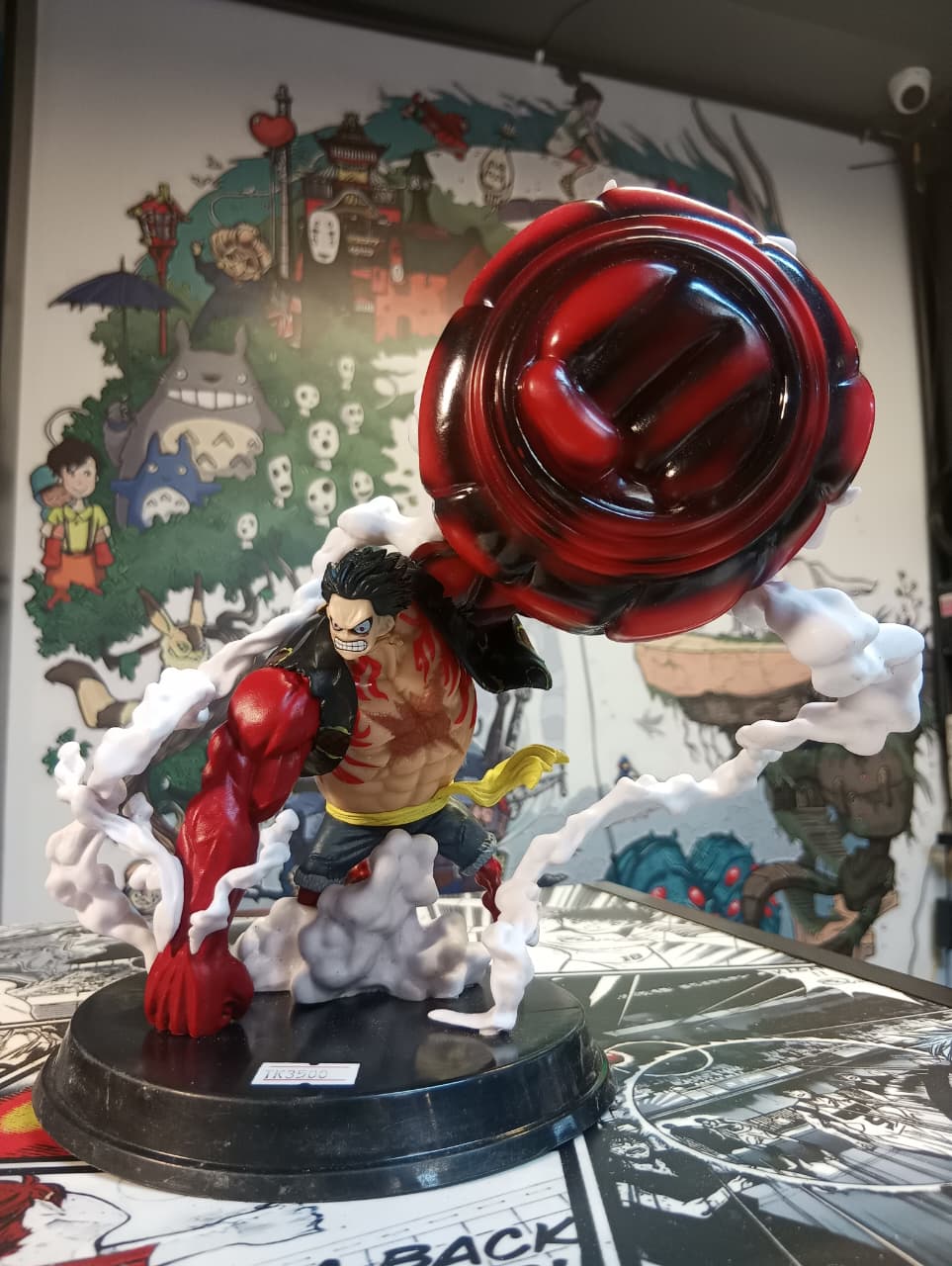 Monkey D. Luffy Gear 4 Bounce Man Action Figure | One Piece King Kong Gun 22cm Collectible Statue