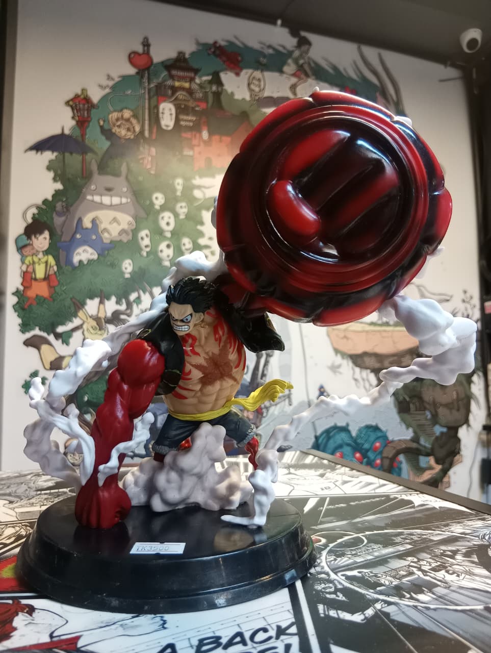 Monkey D. Luffy Gear 4 Bounce Man Action Figure | One Piece King Kong Gun 22cm Collectible Statue