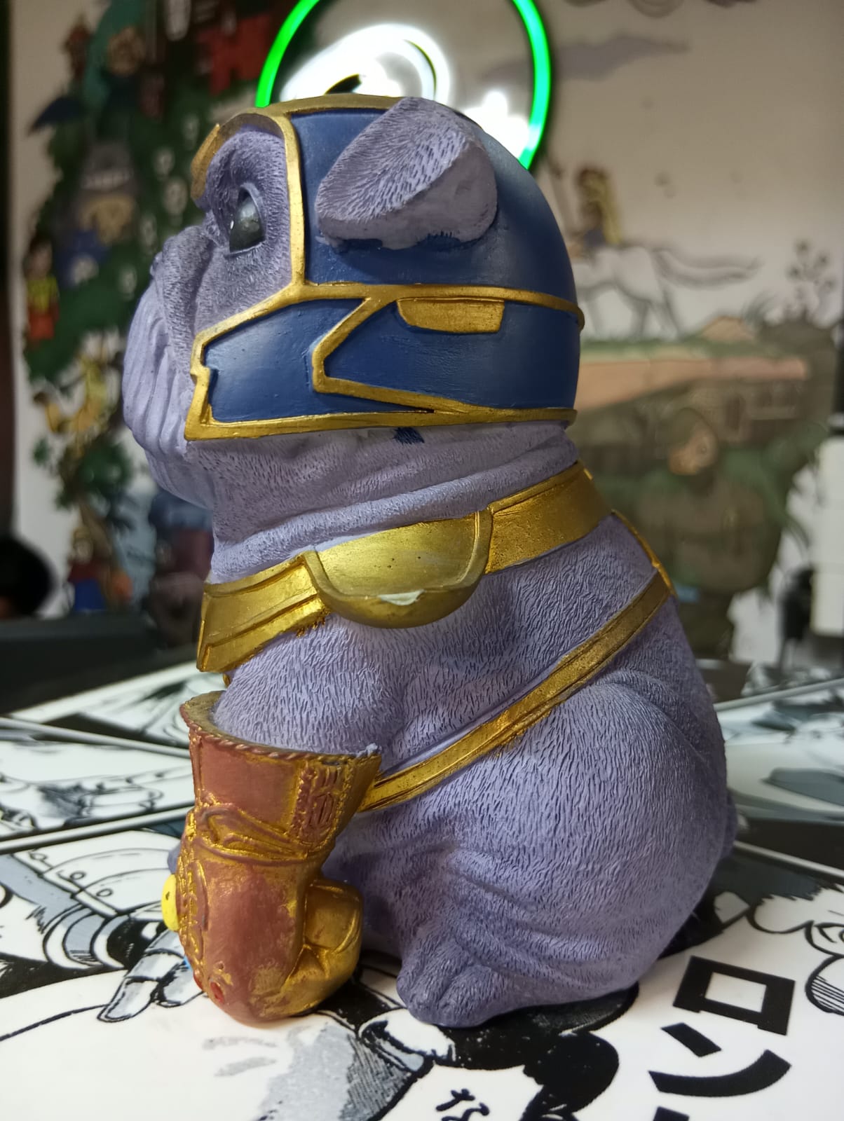 Thanos Pug Doggy Bank | Marvel Avengers Infinity Gauntlet Coin Bank