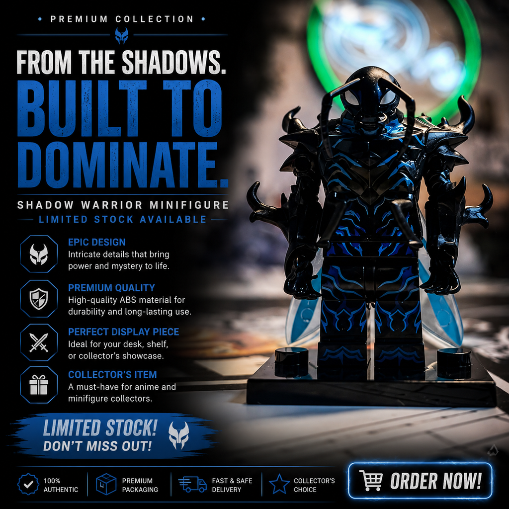 Beru Shadow Warrior Lego Figure | Solo Leveling Premium ABS Collectible