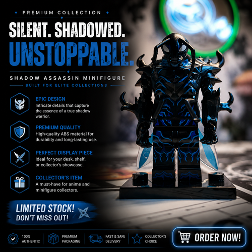Beru Shadow Warrior Lego Figure | Solo Leveling Premium ABS Collectible