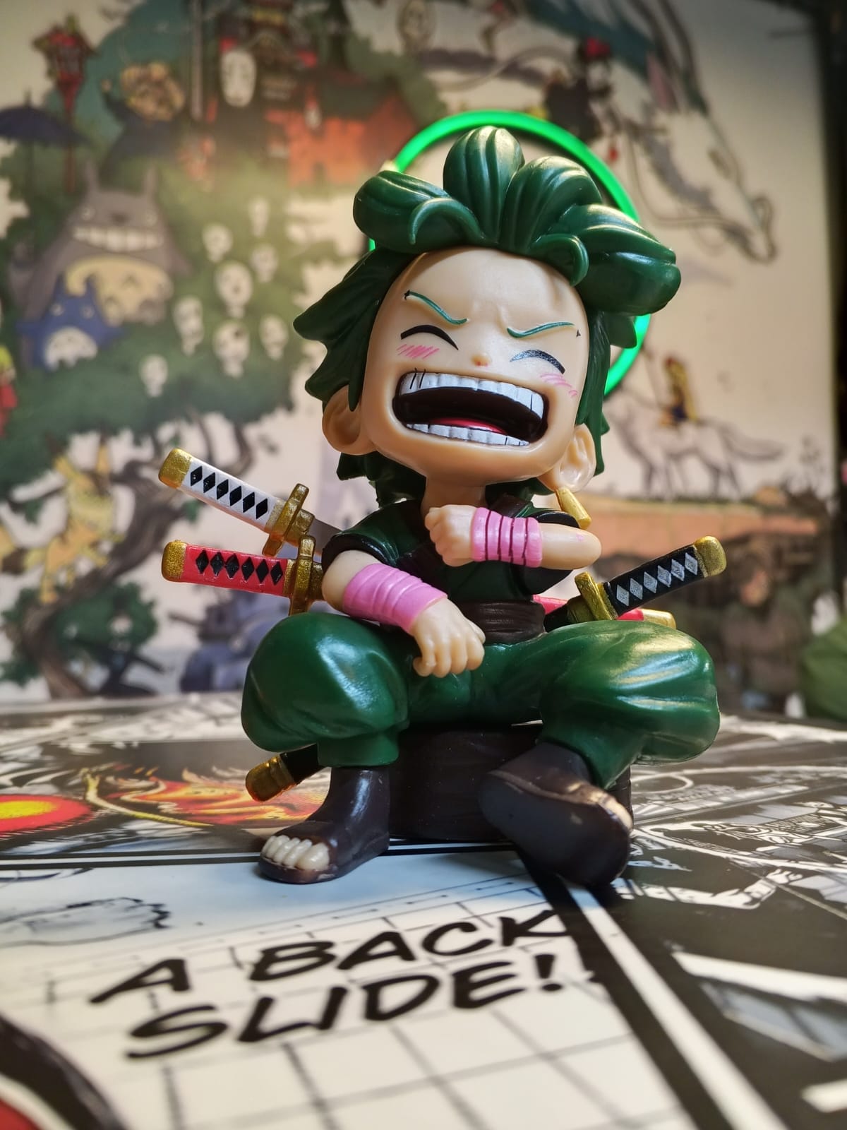 Roronoa Zoro Chibi Figure | One Piece Three Sword Style Statue